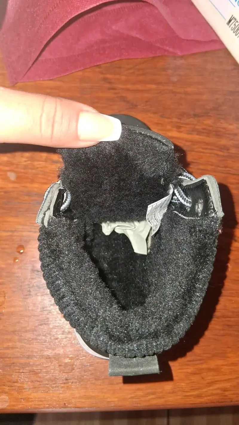 Botines de niño negros con forro interior - 3
