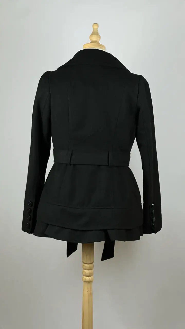 Abrigo negro Celebrity Pink - Talla XS - 4