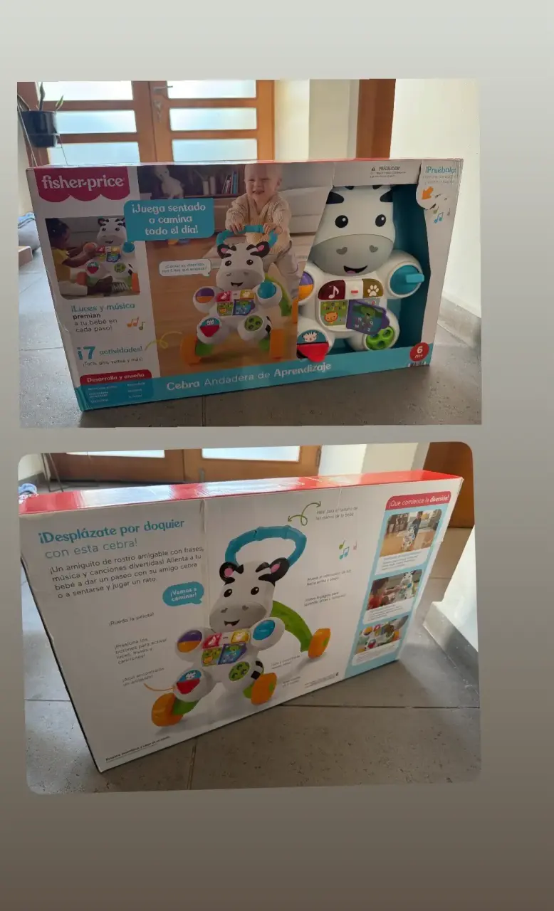 Día del Niño - Andador Fisher-Price cebra NUEVO - 2