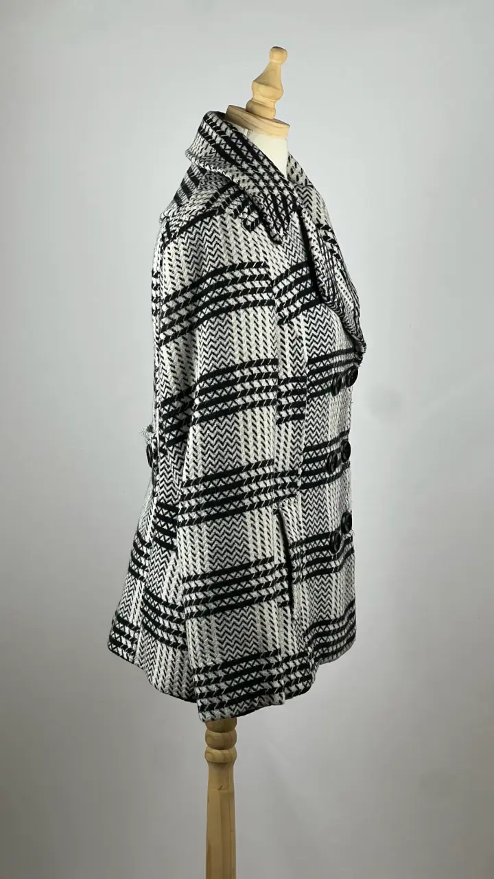 Abrigo a cuadros Rampage -Talla L - 3