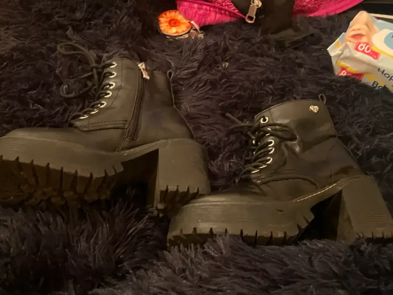 Botines de cuero negro  Cmoran talla 35