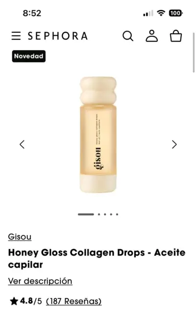 Gotas de Colágeno para el Cabello Gisou - miniatura 2