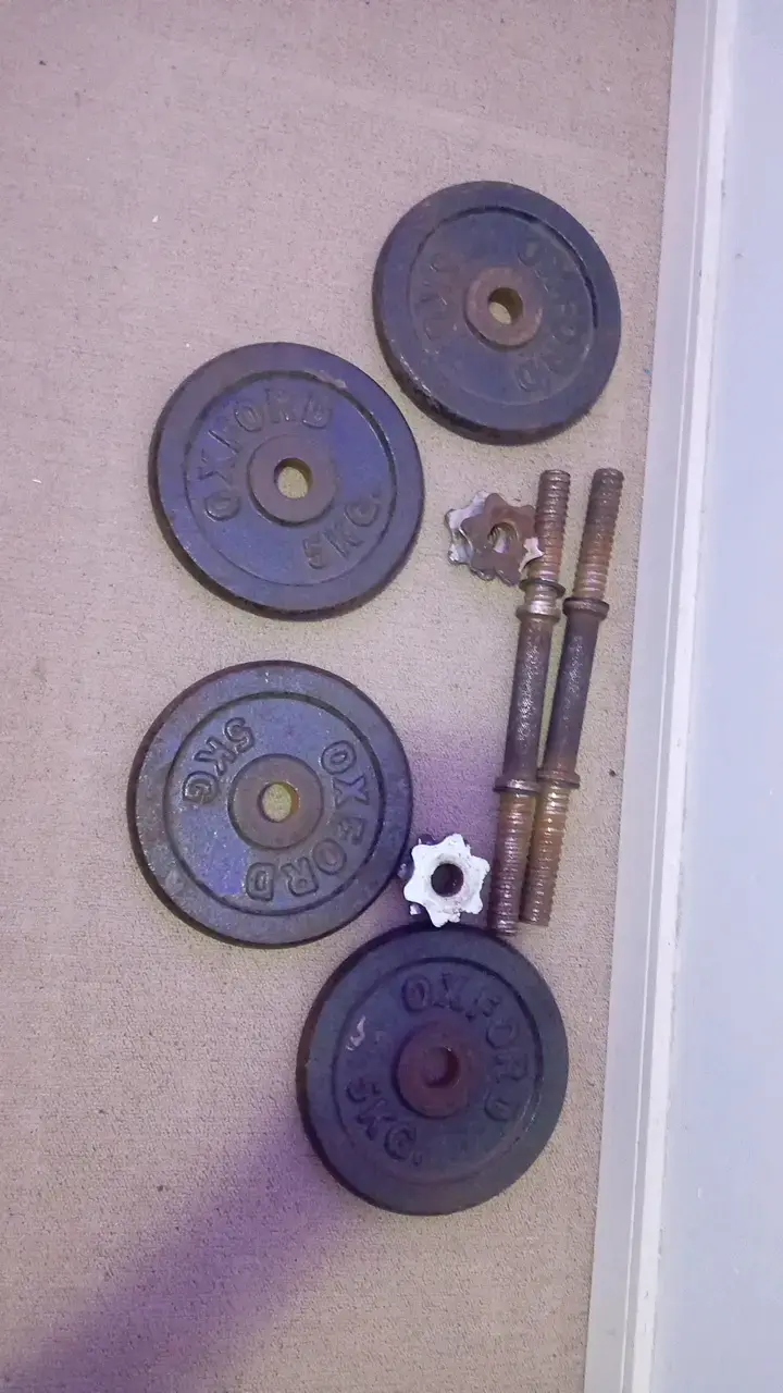 Set de pesas con discos Oxford 5kg