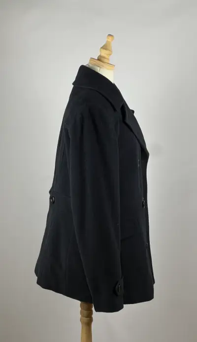 Abrigo negro St. John’s Bay - 61% Lana - Talla L - miniatura 3