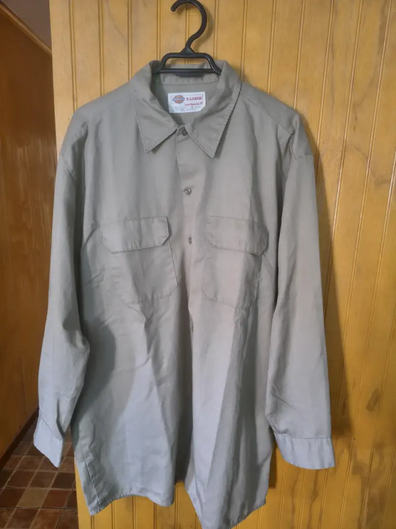 Camisa de trabajo gris Dickies talla XL - 1