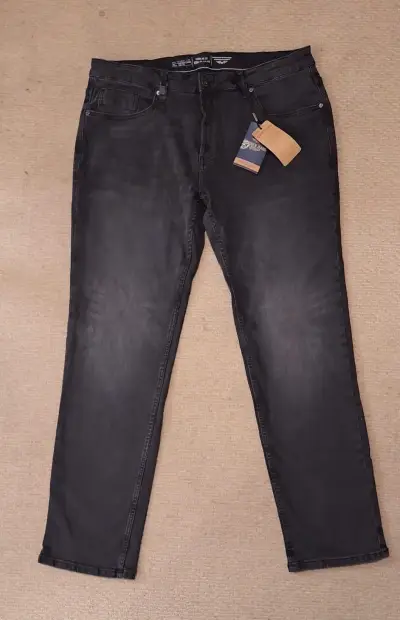 Jeans negros regular fit Ferouch - miniatura 1