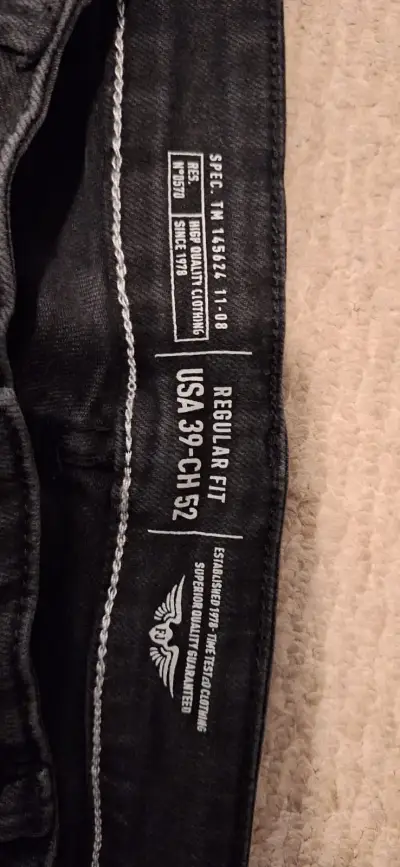 Jeans negros regular fit Ferouch - miniatura 2
