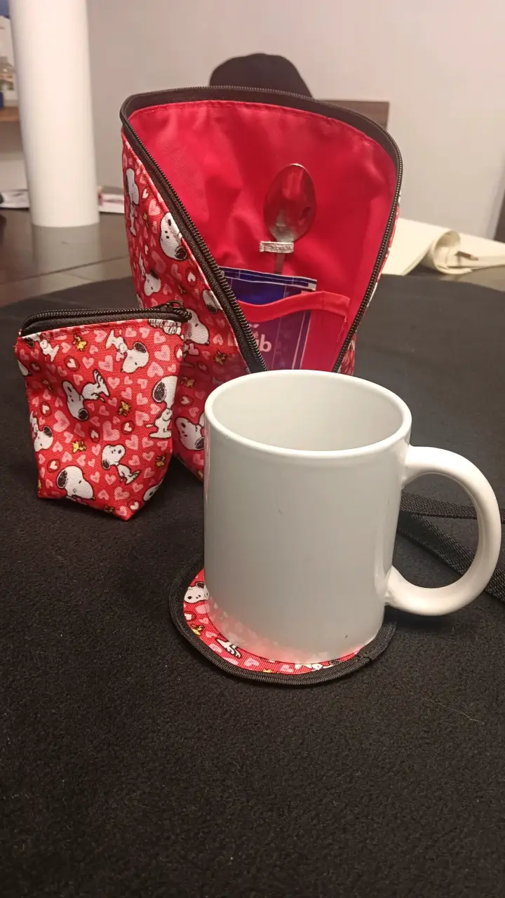 Set de Porta Taza y Bolsito Multiuso Dalu - 1