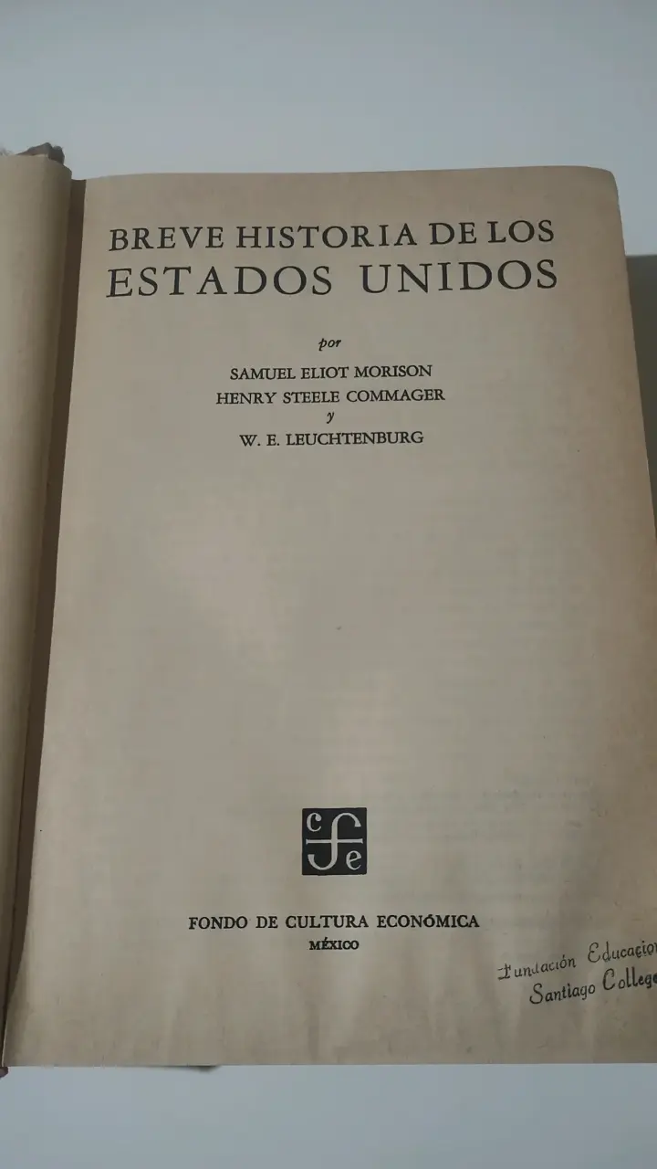 Breve Historia de los Estados Unidos - Samuel Eliot Morison - 2