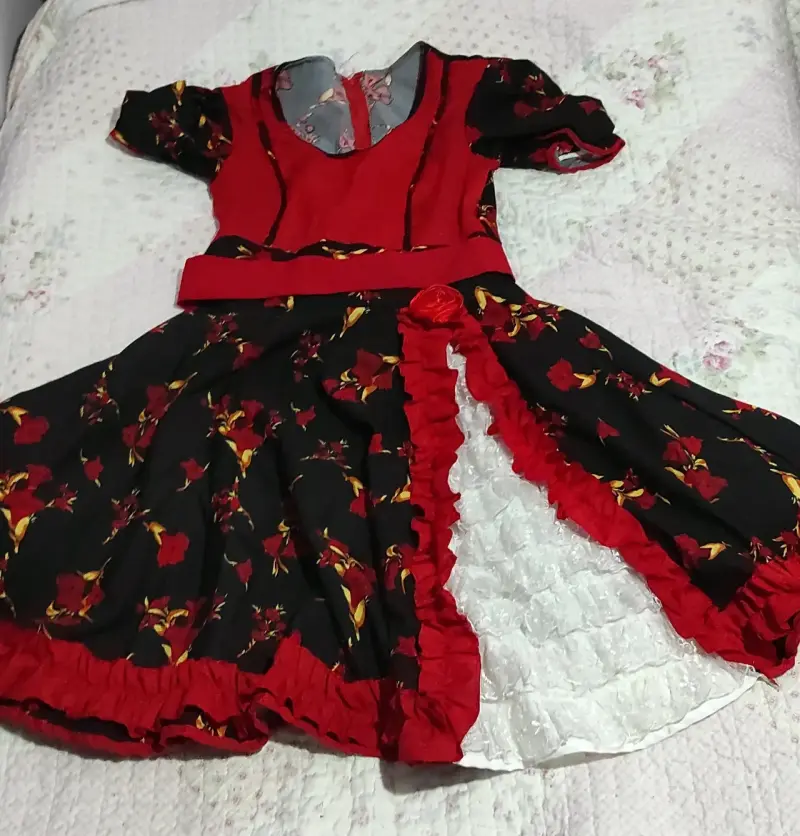 Vestido de cueca talla M - 1