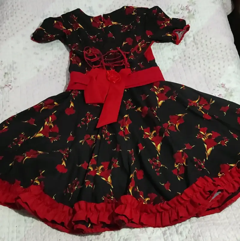 Vestido de cueca talla M - 2