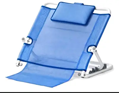 Respaldo ajustable para cama azul - miniatura 1
