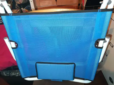 Respaldo ajustable para cama azul - miniatura 2