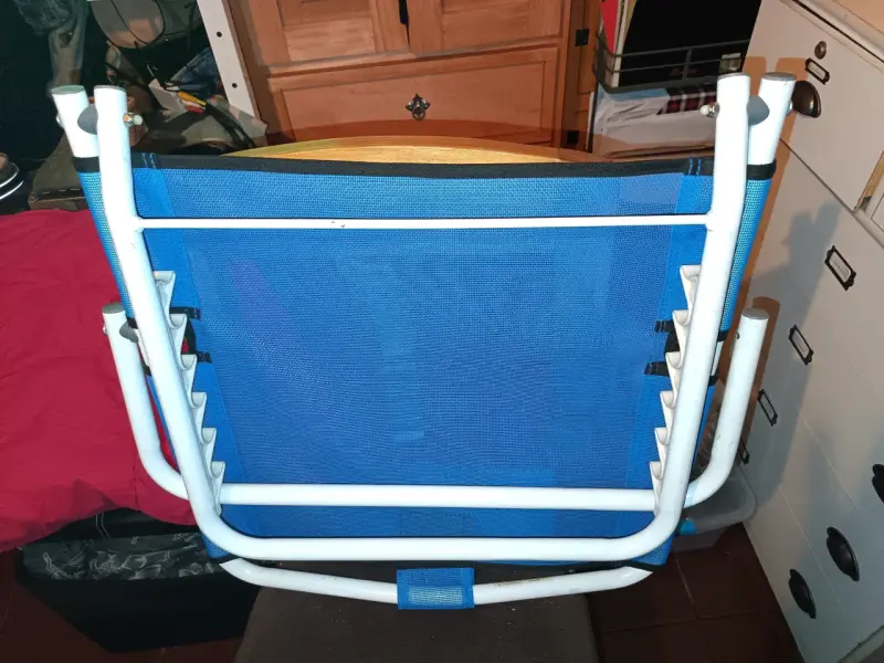 Respaldo ajustable para cama azul - 3