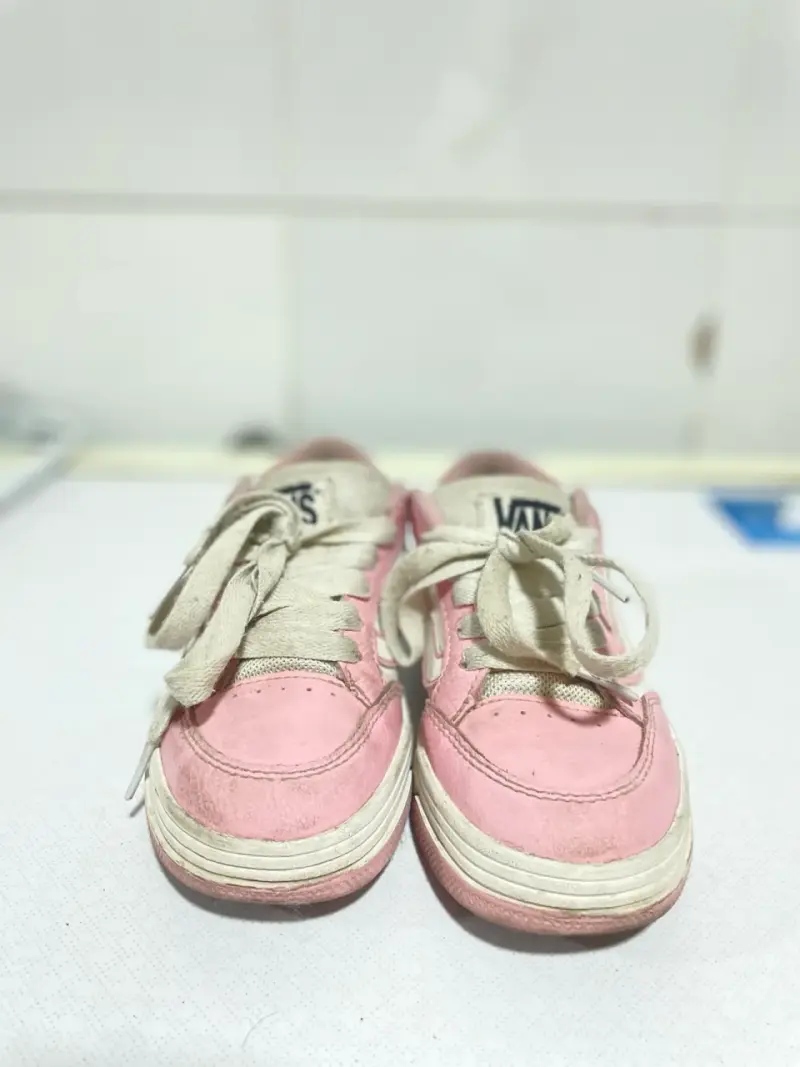 Zapatillas Vans rosas para mujer en buen estado - 1