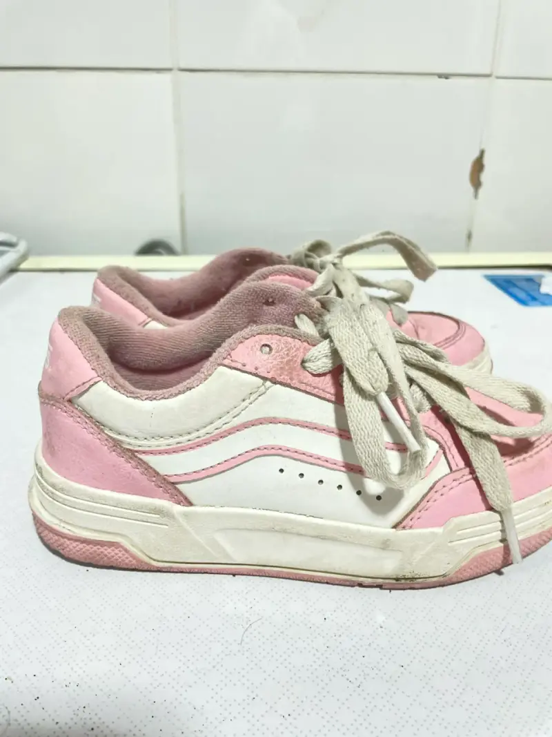 Zapatillas Vans rosas para mujer en buen estado - 4