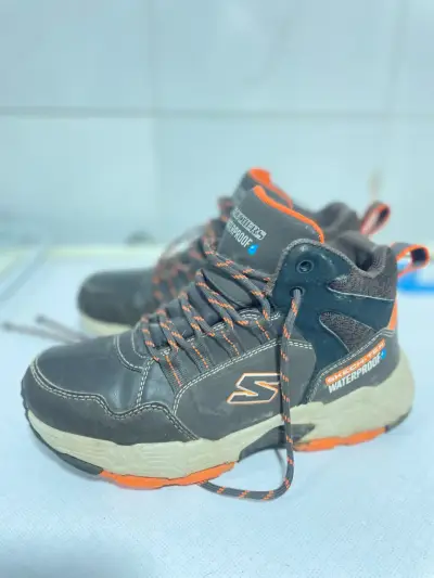 Botas de senderismo impermeables Skechers marrón - miniatura 3