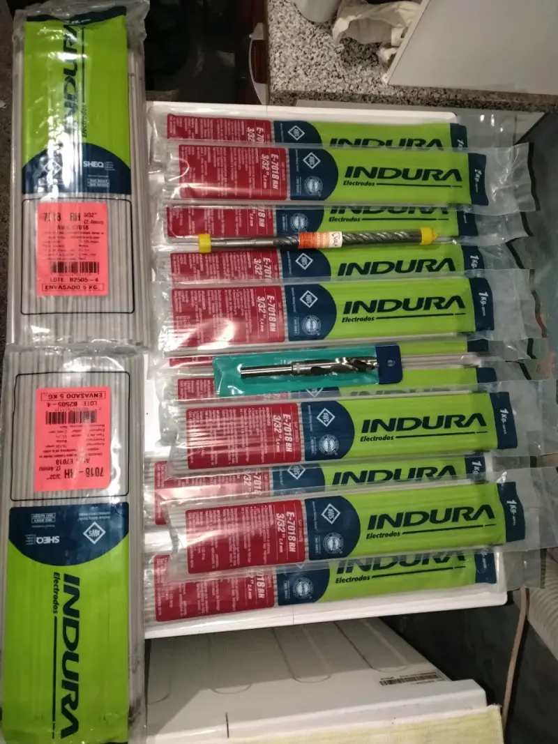 Electrodos de soldadura Indura E-7018 RH 3/32" - 4