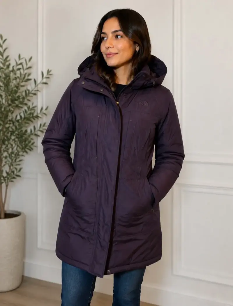 Parka The North Face burdeos - 1