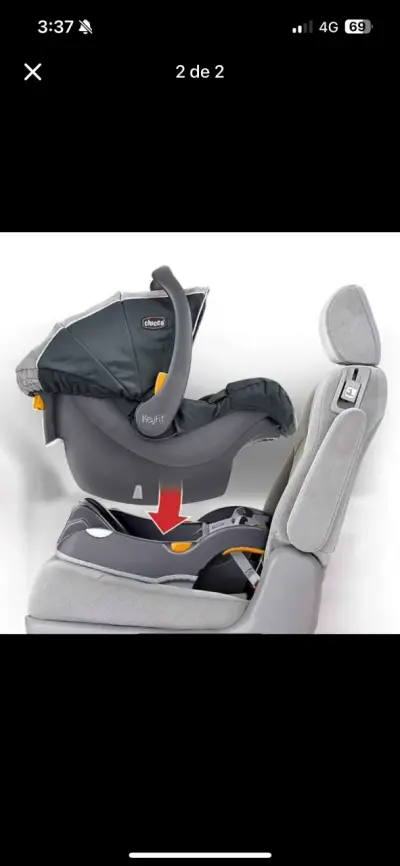 Silla de Auto para Bebé Chicco KeyFit 30 - miniatura 2