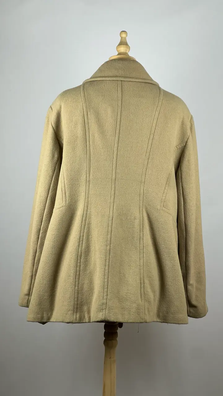 Abrigo beige Croft & Barrow - 80% Lana - Talla XXL - 4