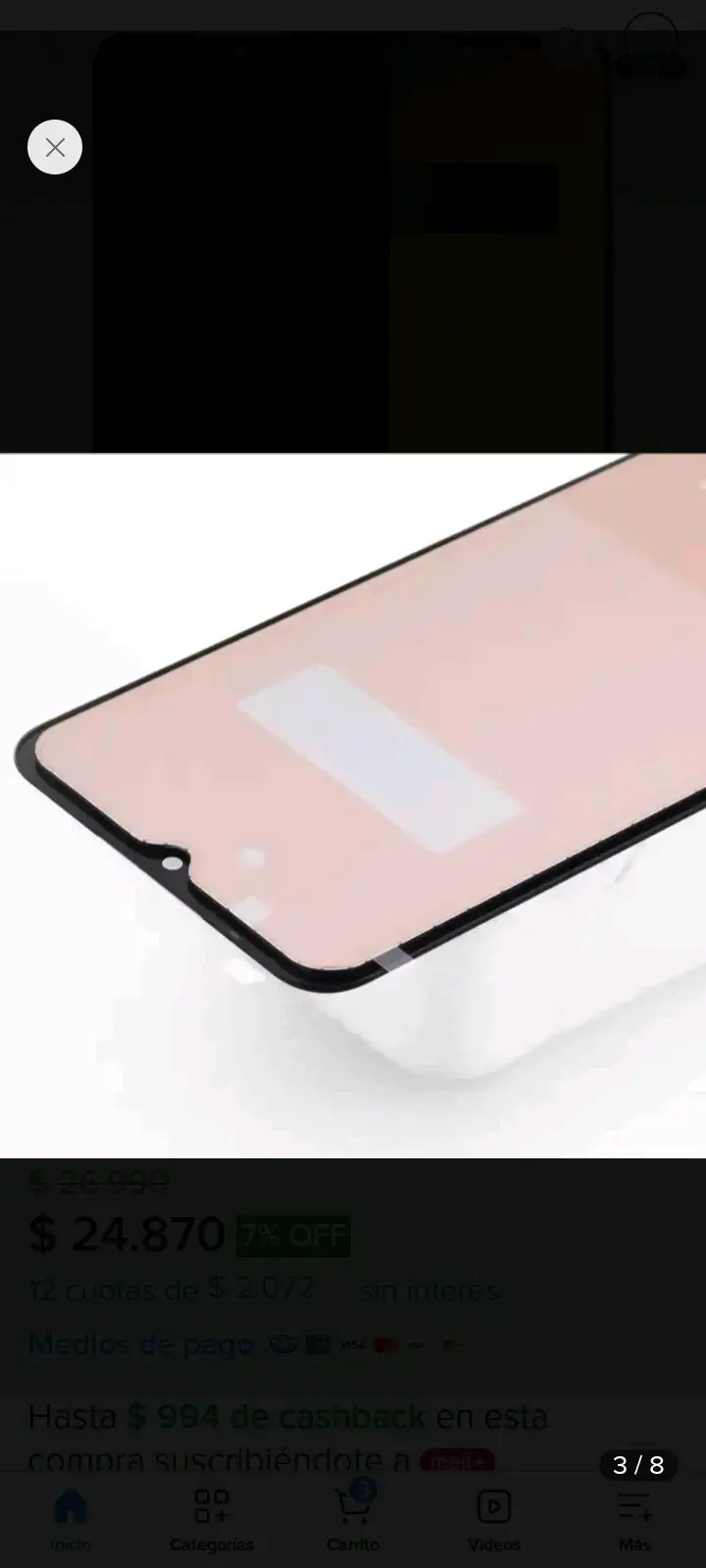 Pantalla samsung A16 - 2