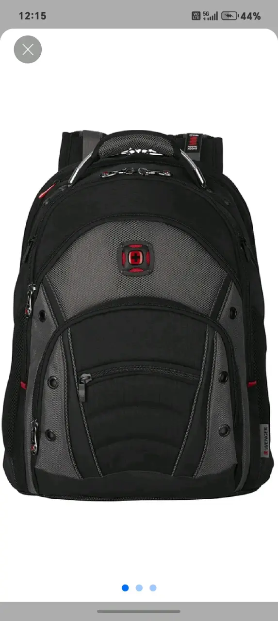 Mochila Wenger de victorinox negra para laptop - 1