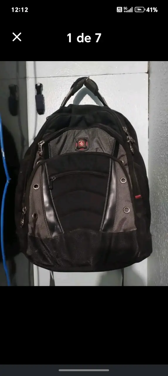 Mochila Wenger de victorinox negra para laptop - 2