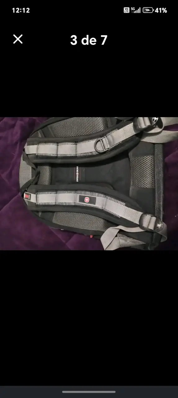 Mochila Wenger de victorinox negra para laptop - 4
