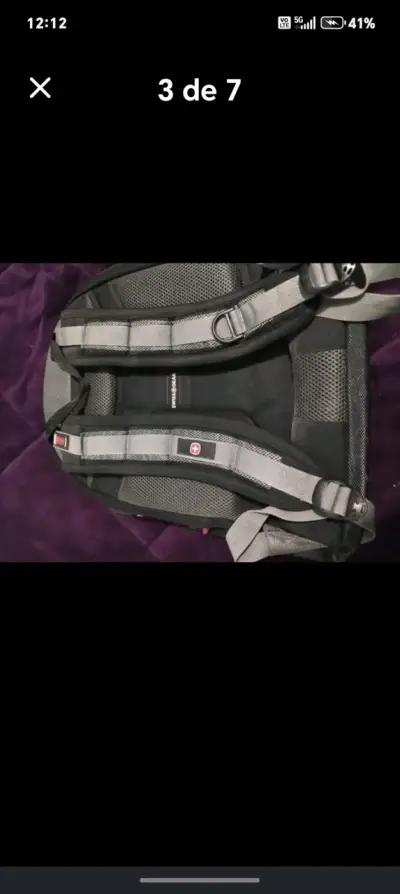 Mochila Wenger de victorinox negra para laptop - miniatura 4