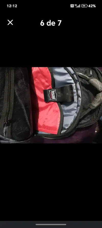 Mochila Wenger de victorinox negra para laptop - miniatura 6