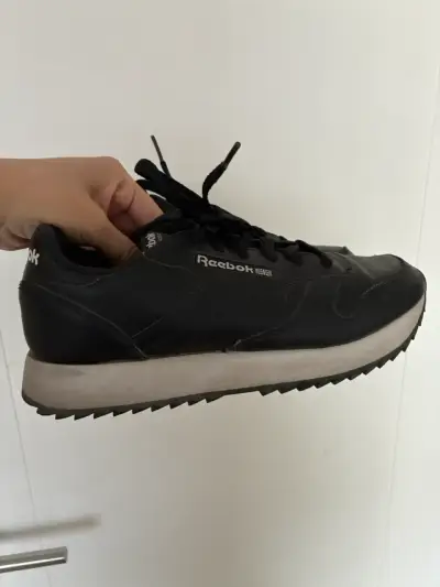 Zapatillas negras Reebok Classic Leather para hombre - miniatura 2