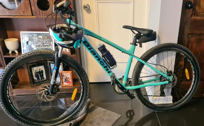 Bicicleta de montaña Bianchi Aggressor verde - 1