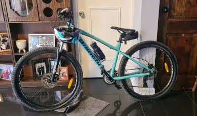 Bicicleta de montaña Bianchi Aggressor verde - miniatura 2