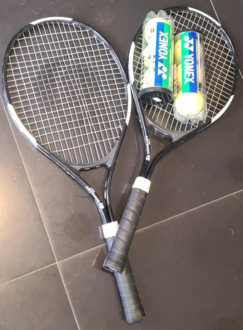 Set de Raquetas de Tenis Artengo con Pelotas Yonex - 1