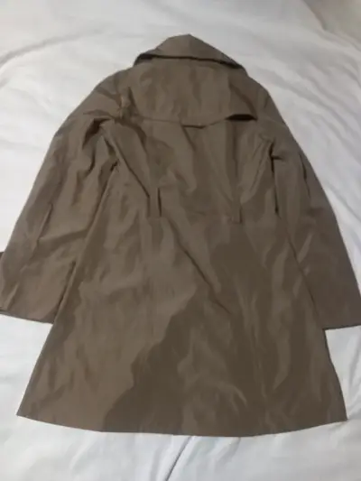Abrigo trench coat beige para mujer M - miniatura 4