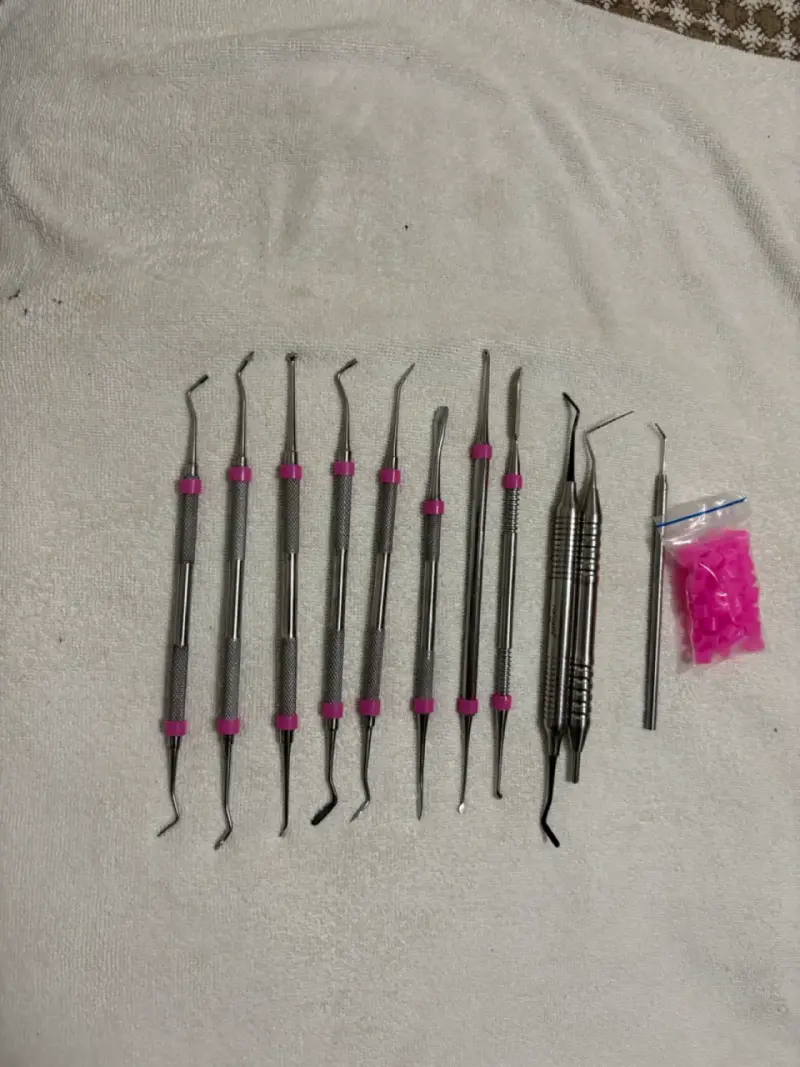 Set de herramientas de modelado dental de acero in