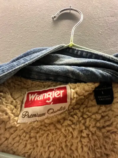 Chaqueta de mezclilla Wrangler  forro de borrego - miniatura 2