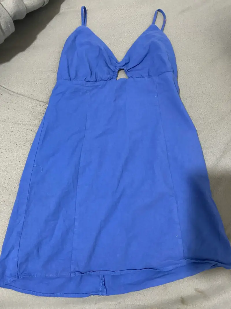 Vestido azul sin mangas Opposite talla M - 1