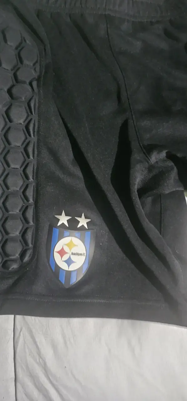 Shorts de fútbol acolchados Mitre negro Huachipato - 2