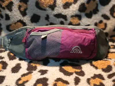 Riñonera deportiva Doite morada y gris - miniatura 1