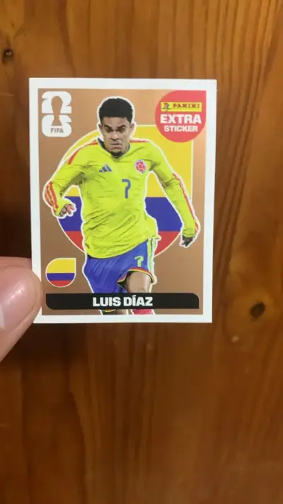 Lámina Panini Extra Sticker Luis Díaz FIFA 2026 - miniatura 2