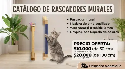 Rascadores para gatos de pared y base - miniatura 4