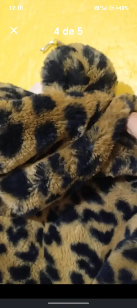 Chaqueta de peluche con estampado animal print - 2