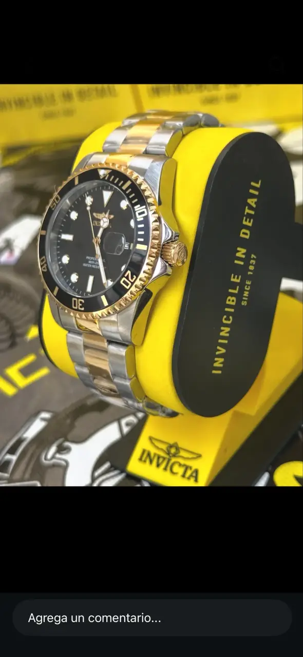 Reloj Invicta Pro Diver acero y oro - 2