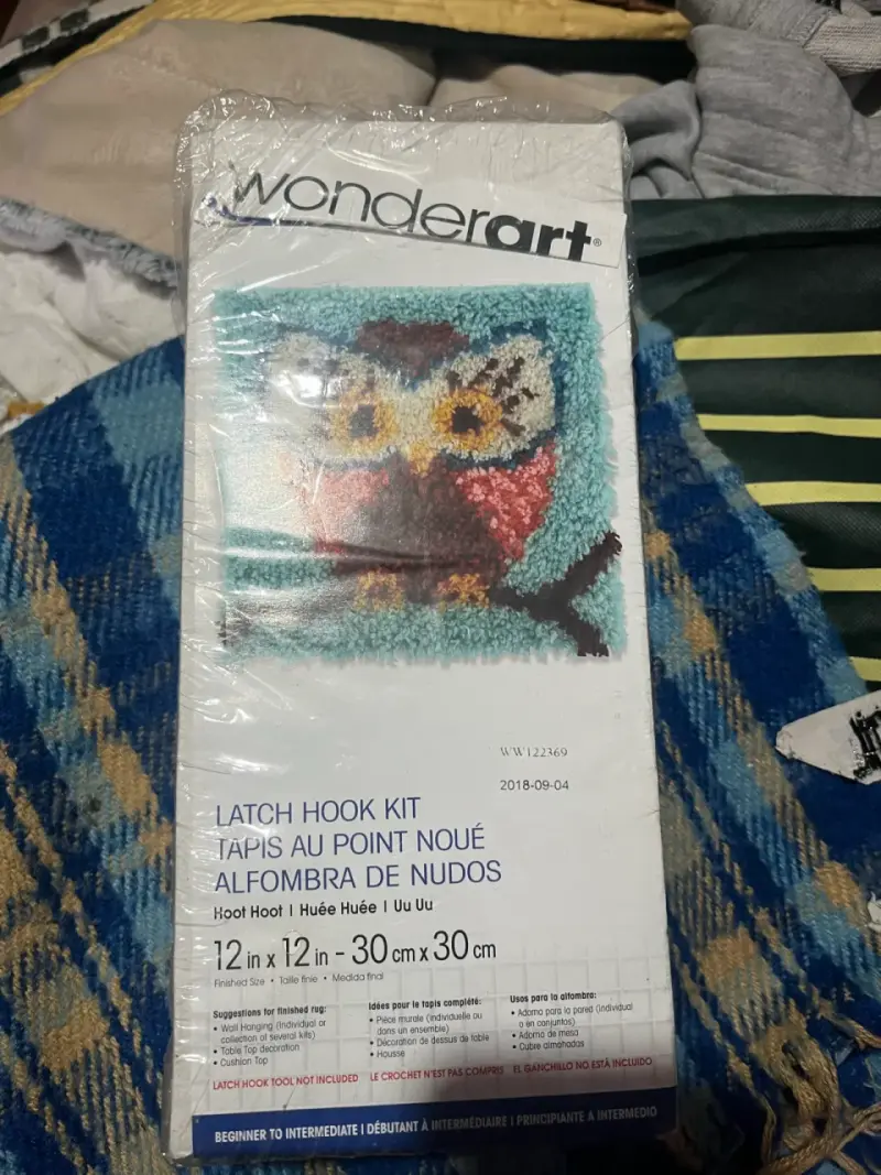 Kit de Alfombra de Nudos WonderArt Búho