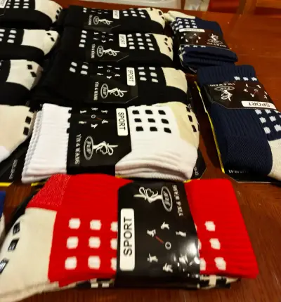 Calcetines deportivos antideslizantes colores - miniatura 3