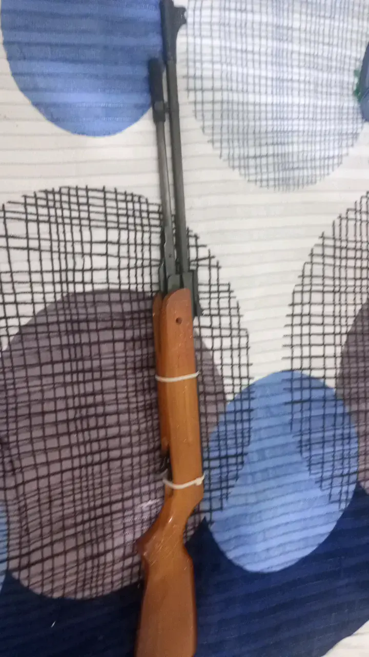 Rifle de aire comprimido de madera