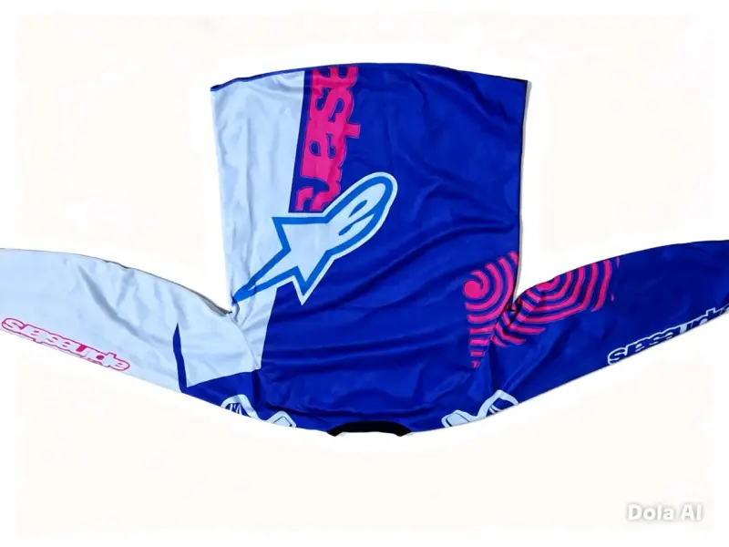 Conjunto de motocross Alpinestars azul y blanco - 1