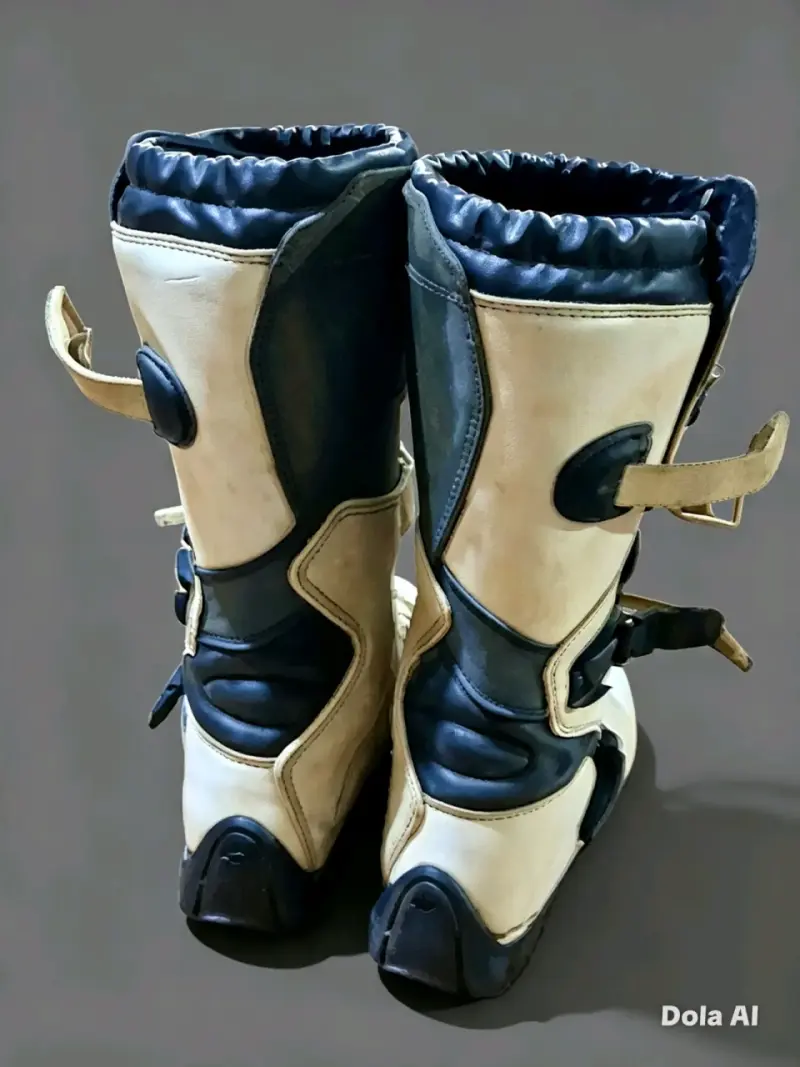 Conjunto de motocross Alpinestars azul y blanco - 4